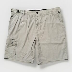 Realtree Men Fishing Shorts Size XL 40/42 Adjustable‎ Waist Buckle Grey Color